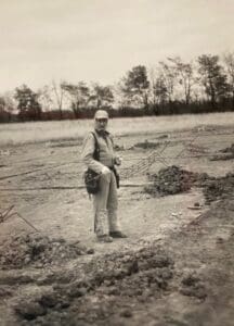 Surveying the land for construction